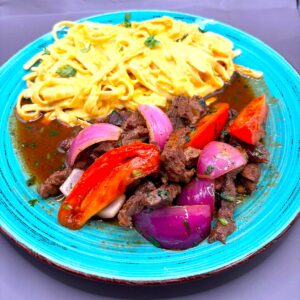 Fettuccine a la Huancaina